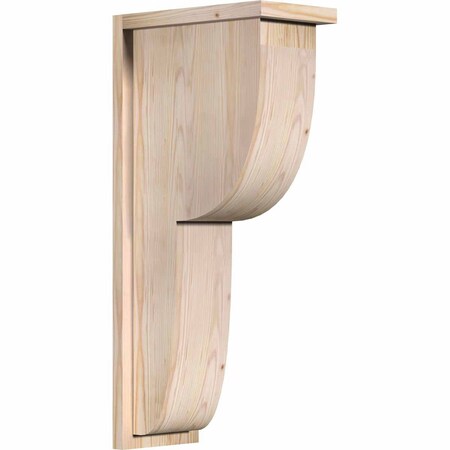 Ekena Millwork Crestline Smooth Corbel w/Backplate, Douglas Fir, 7 1/2"W x 14"D x 30"H COR08X14X30CRE01SDF